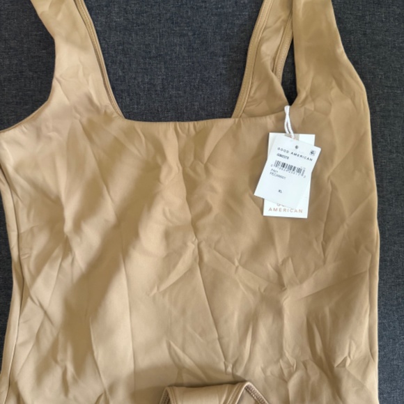 NWT GOOD AMERICAN Scuba Modern Tank Bodysuit - Picture 2 of 3